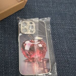 Apple Design Phone Case - Black